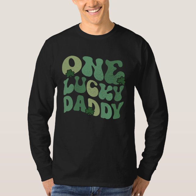 Camiseta One Lucky Dad Matching St Patricks Day (Anverso)