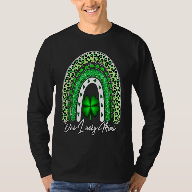 Camiseta One Lucky Mimi Matching Family St Patricks Day Mim (Anverso)