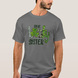 Camiseta One Lucky Sister S Shamrock St Patrick's Day