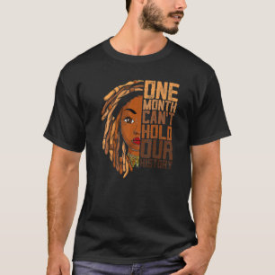 Camiseta One Month Can't Hold Our History Apparel African M