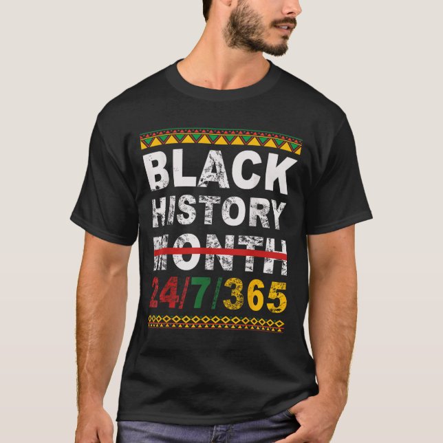 Camiseta One Month Can't Hold Our History Black History Mon (Anverso)