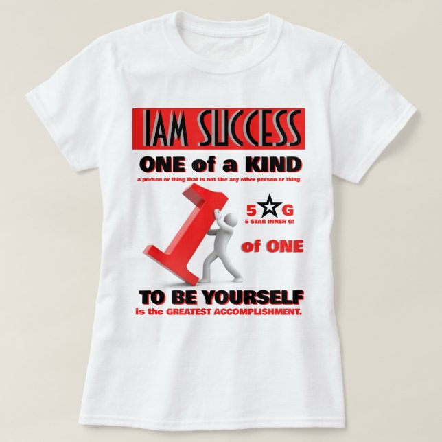 CAMISETA ONE OF A KIND (Diseño del anverso)