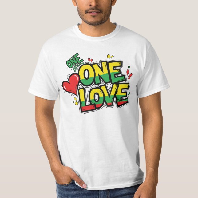 Camiseta One One One Love (Anverso)