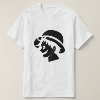Camiseta One Piece Luffy Straw Hat Pirate Silhouette Tees