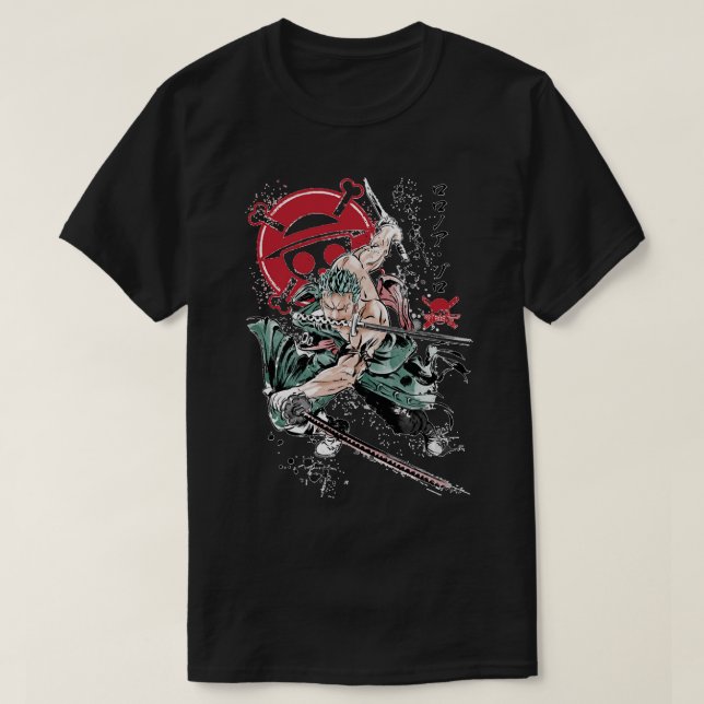Camiseta One Piece Roronoa Zoro Classic (Diseño del anverso)