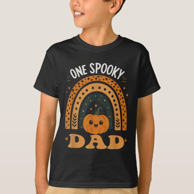 Camiseta One Soky Dad Dad Matching Family Halloween Costume (Anverso)