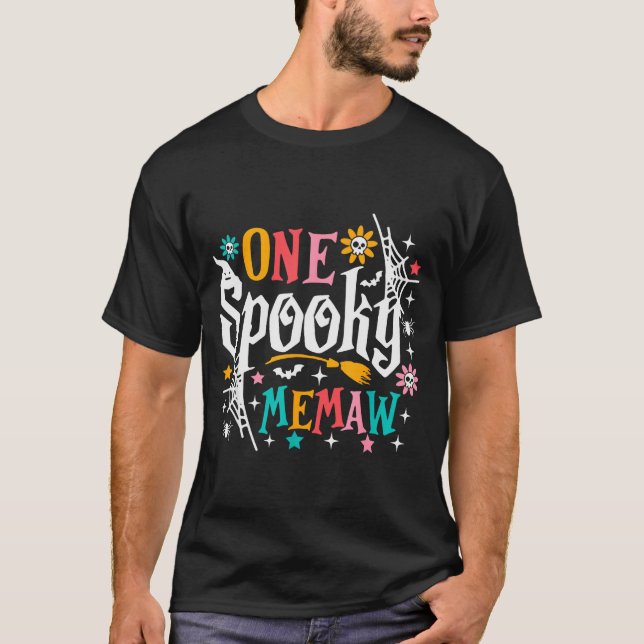 Camiseta One Soky Memaw Shirt Funny Halloween Soky Grandma  (Anverso)