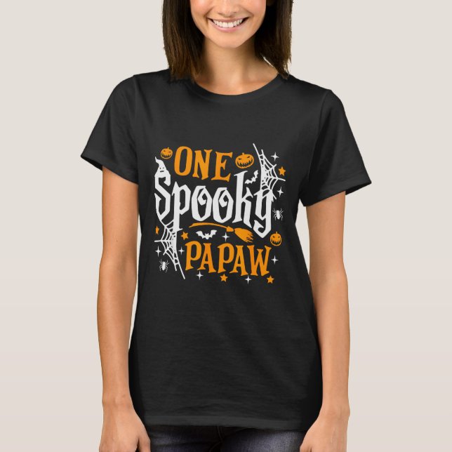 Camiseta One Soky Papaw Shirt Funny Halloween Soky Grandpa  (Anverso)