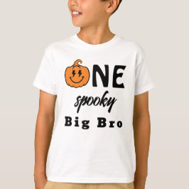 Camiseta One Spooky Big Bro Halloween Matching Family