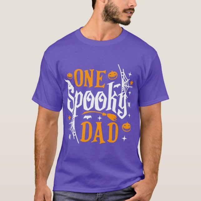Camiseta One Spooky Dad boy boy (Anverso)
