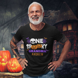 Camiseta One Spooky Grandpa, Fun Halloween Family