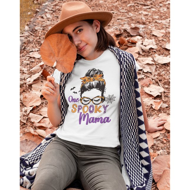 Camiseta One Spooky Mama Funny Halloween Mom (Subido por el creador)
