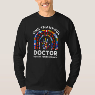 Camiseta One Thankful Doctor National Hispanic Heritage mon