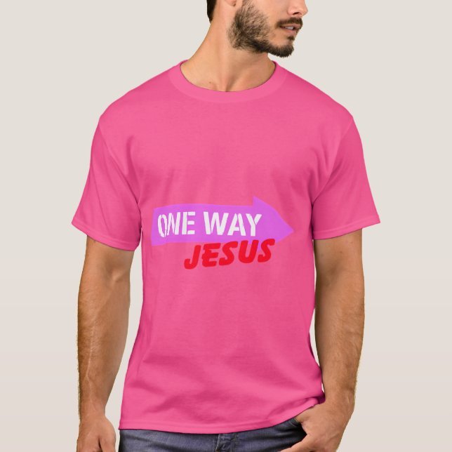 Camiseta One Way - Jesus 01 (Anverso)