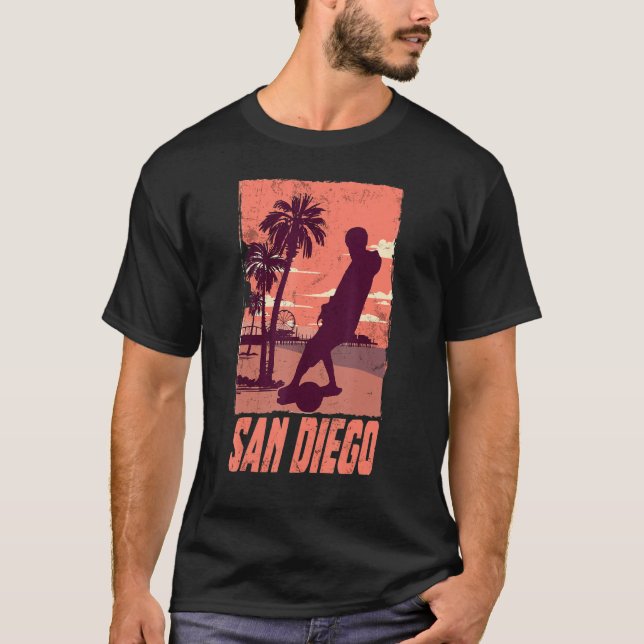 Camiseta OneWheel Eskate san Diego California One Wheel Ska (Anverso)