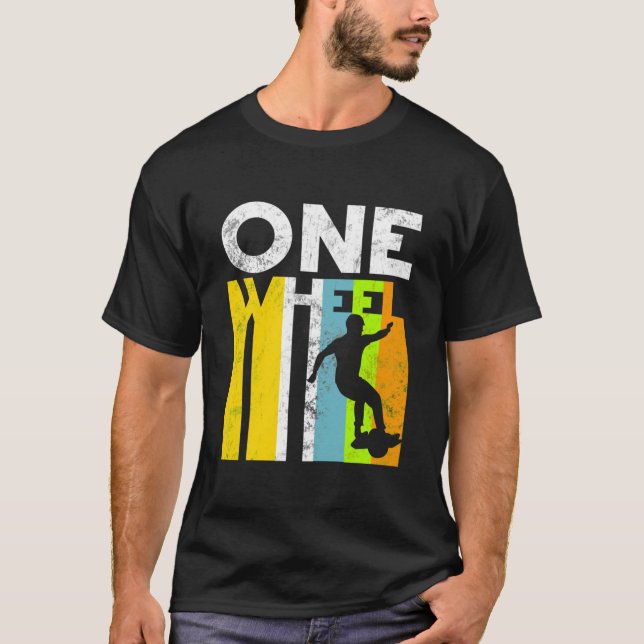 Camiseta oneWheeler Gift oneWheel de color retro (Anverso)