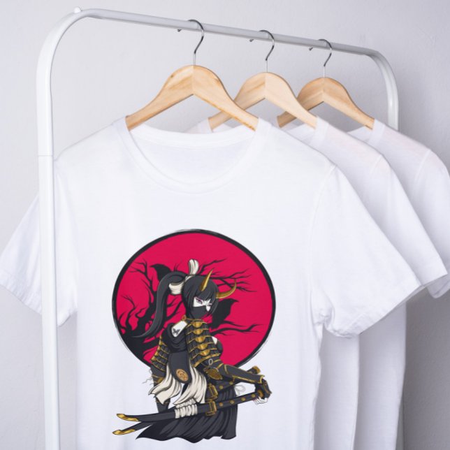 Camiseta Oni Chica Samurai (Subido por el creador)