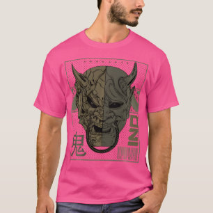 Camiseta Oni Cyberpunk Samurai Arts For Bushido Warrior