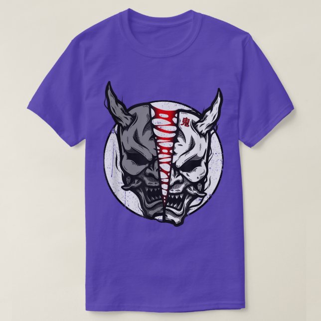Camiseta Oni Demon Japanese Devil 898 (Diseño del anverso)