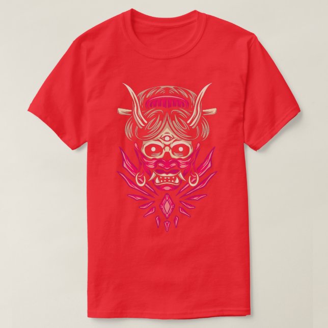 Camiseta Oni Demon Ogre Yokai (Diseño del anverso)