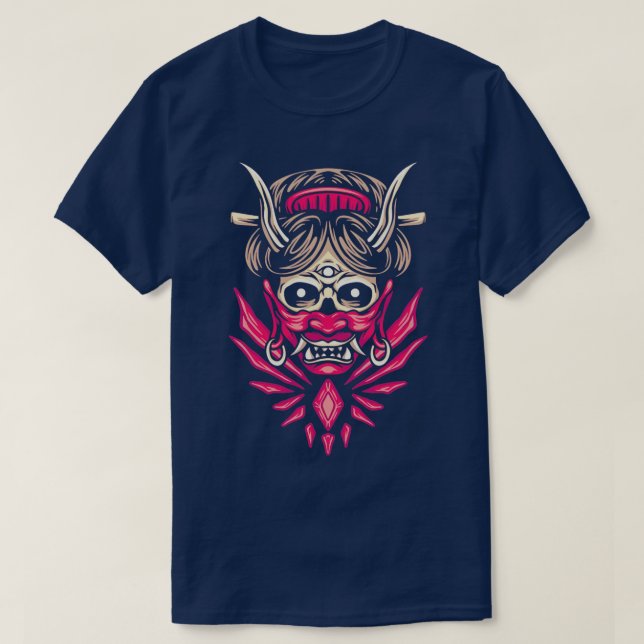 Camiseta Oni Demon Ogre Yokai (Diseño del anverso)