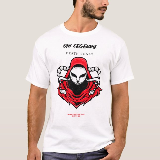 Camiseta Oni Legends – Death Ronin | BurnCorpo (Anverso)