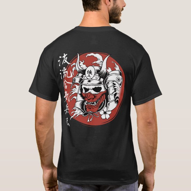 Camiseta Oni Mask Kanji (Reverso)