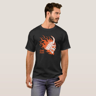 Camiseta Oni Samurai Caos – Fiero Guerrero Demonio Japonés 