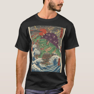 Camiseta Oni Tortuga Rising Sun Ukiyo-e