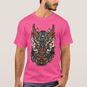 Camiseta Oni Yokai Demon Mystic Legend Angry Japanese Mytho