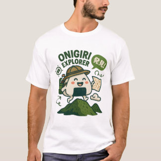 Camiseta Onigiri Explorer – Aventura envuelta en arroz