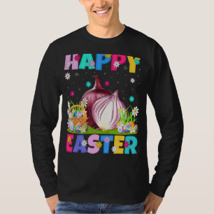 Camiseta Onion Happy Easter Bunny Onion Easter Sunday