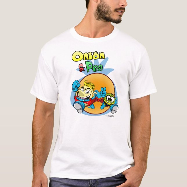 Camiseta Onion & Pea cover 2 t-shirt. (Anverso)