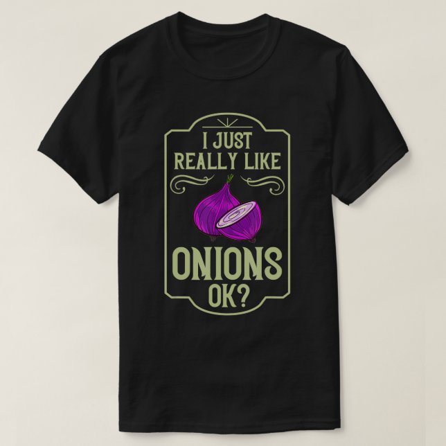 Camiseta Onion Red Pickled Onions  (Diseño del anverso)