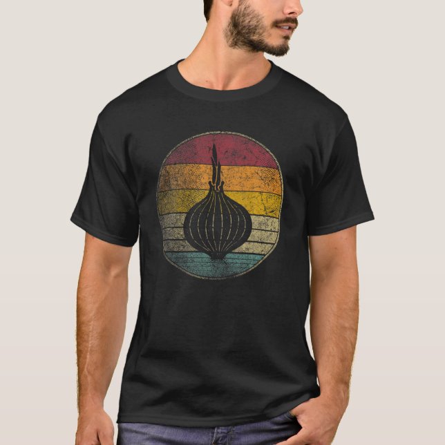 Camiseta Onion Vegetable Cocinero Chef Farm Farmer Food Gar (Anverso)