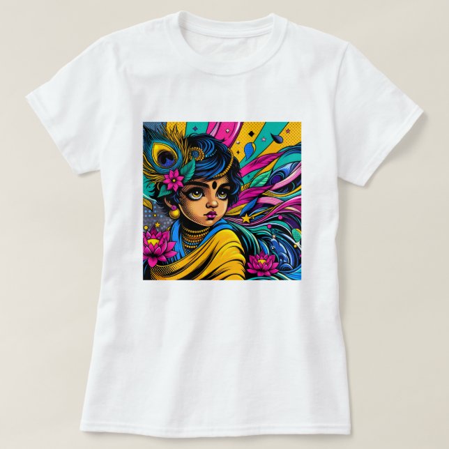 Camiseta Onkar bañado con pétalos | fozos (Diseño del anverso)