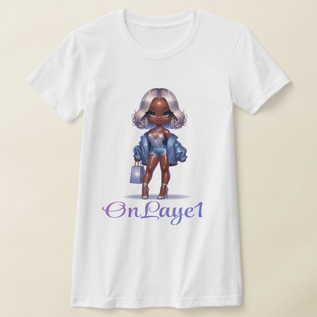 Camiseta "OnLaye1" Bella+Canvas de mujeres Slim Fit T-Shirt (Distribución)