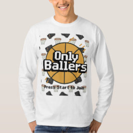 Camiseta Only Ballers: The Pixel Sport Long Sleeve Tee