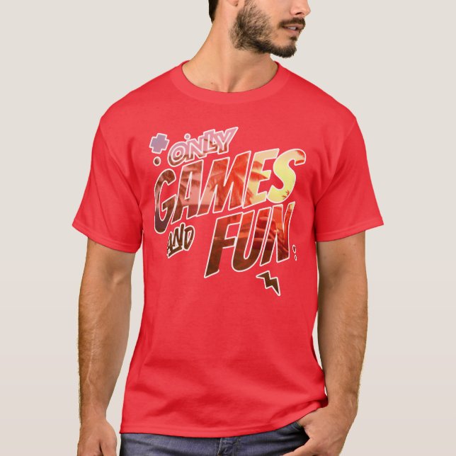 Camiseta Only Games And Fun vintage boy (Anverso)