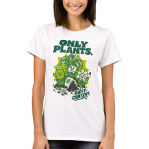 Only Plants Dirty Content Funny Gardening Shirt