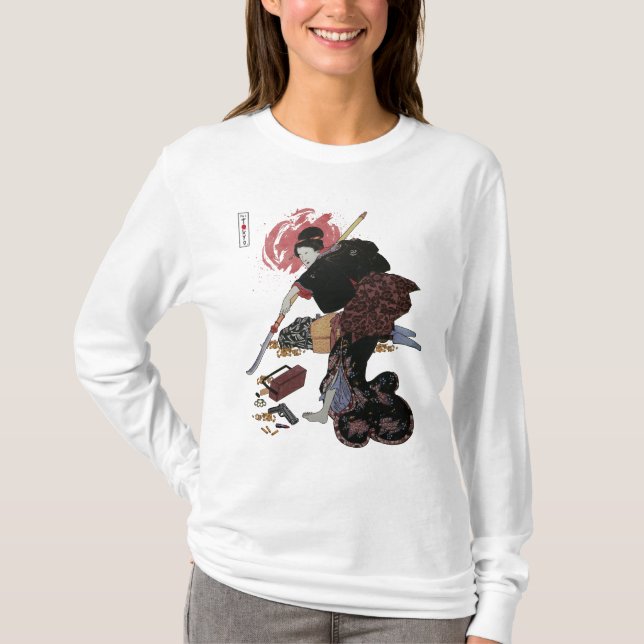 Camiseta Onna-Bugeisha Ishi-jo (Anverso)