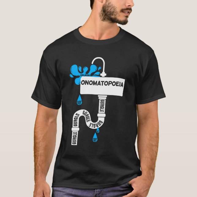 Camiseta Onomatopoyía, escritura creativa o poesía (Anverso)