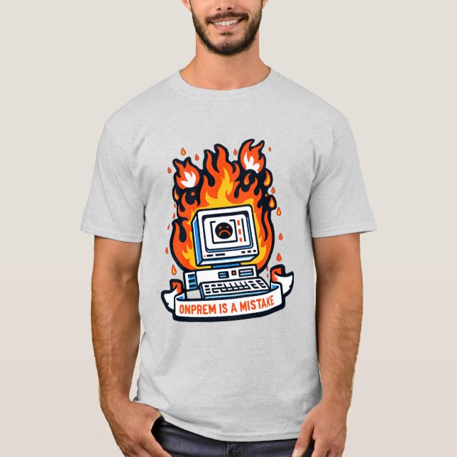 Camiseta Onprem es un error (Anverso)