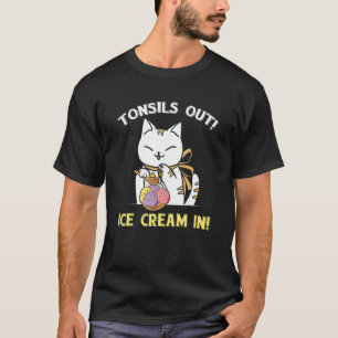 Camiseta Onsilas Cutas Sacan El Crema De Hielo En La Onsile