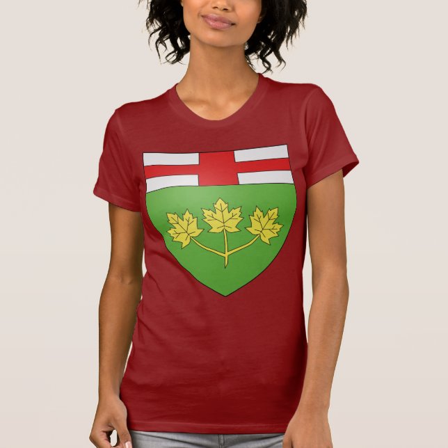 Camiseta Ontario, Canadá (Anverso)