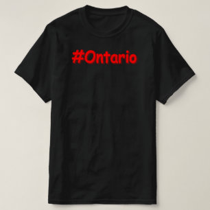 Camiseta "Ontario" Diseño Cutáneo. ¡Hazte con una en Zazzle