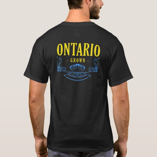 Camiseta Ontario Grown California American Ca Usa Hometown (Reverso)