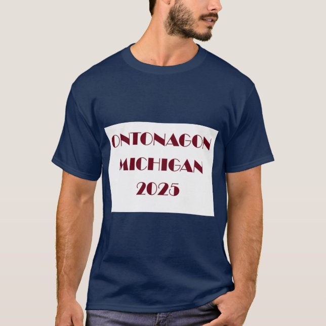Camiseta Ontonagon Michigan 2025 (Anverso)