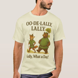 Camiseta Oo De Lally Golly Qué Día Dibujo Animado Nostálgic