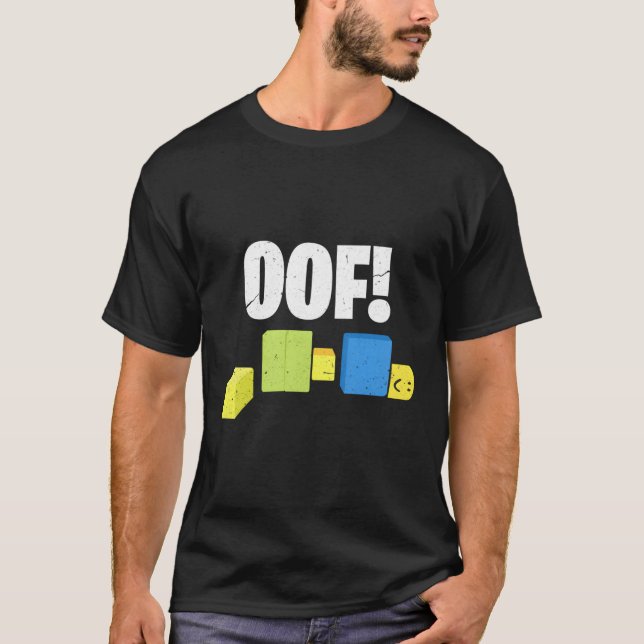 Camiseta Oof Blox Noob Gamer (Anverso)